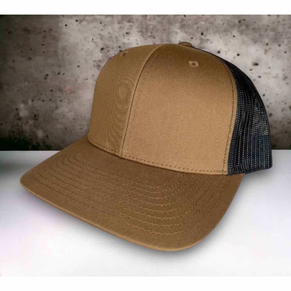 YUPOONG 6606 TRUCKER - Coyote Brown/Black – CAPHEAD™