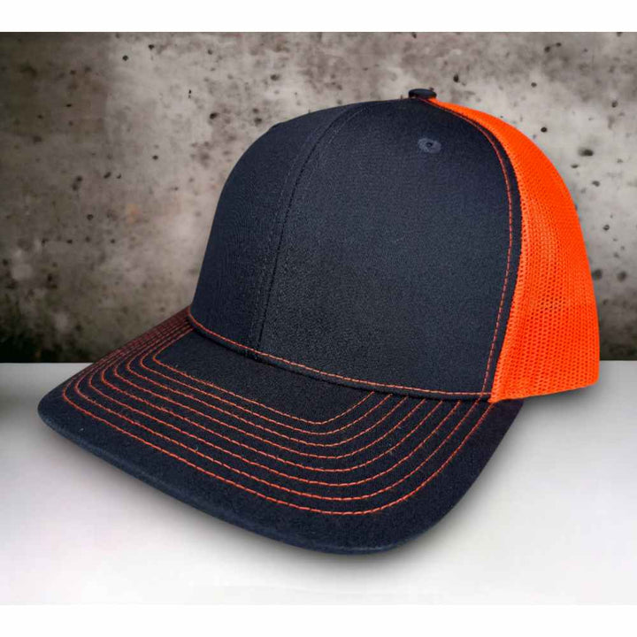 RICHARDSON 112 TRUCKER - Gris chiné/Bleu royal