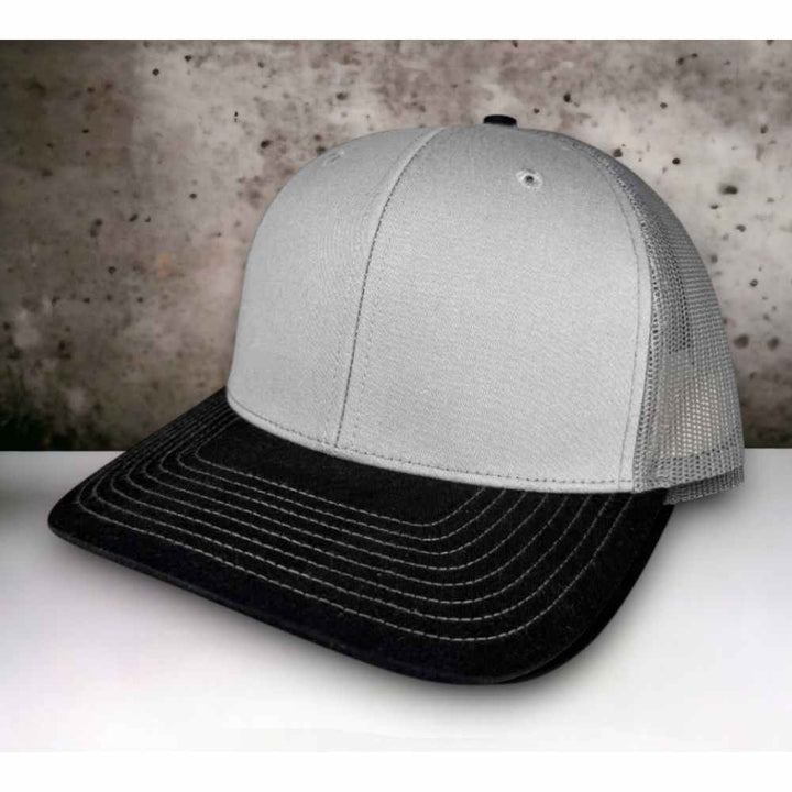 RICHARDSON 112 TRUCKER - Gris chiné/Bleu royal