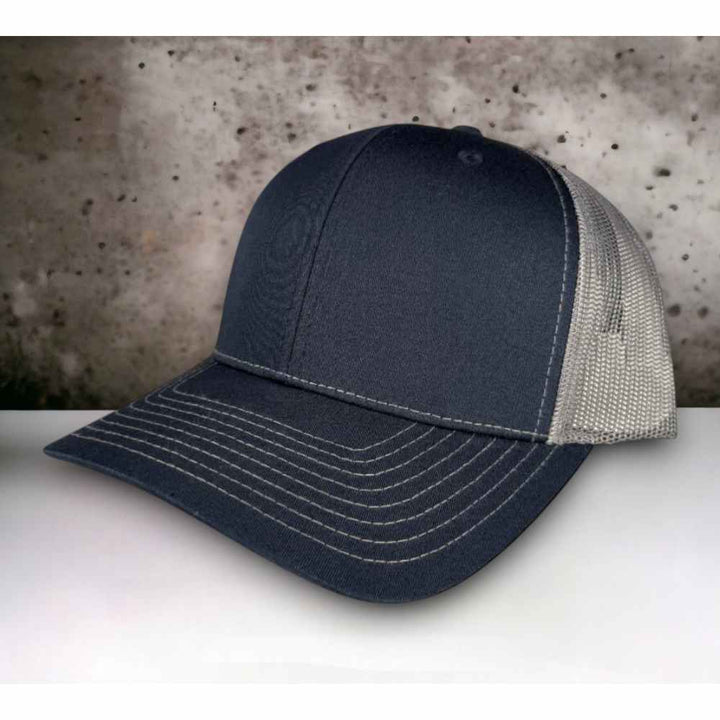 RICHARDSON 112 TRUCKER - Gris chiné/Bleu royal