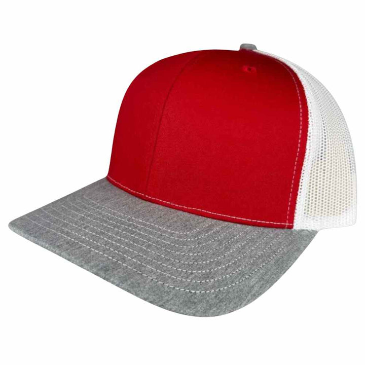 RICHARDSON 112 TRUCKER - Gris chiné/Bleu royal