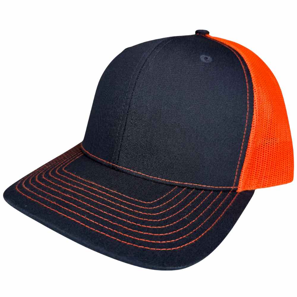 RICHARDSON 112 TRUCKER - Gris chiné/Bleu royal