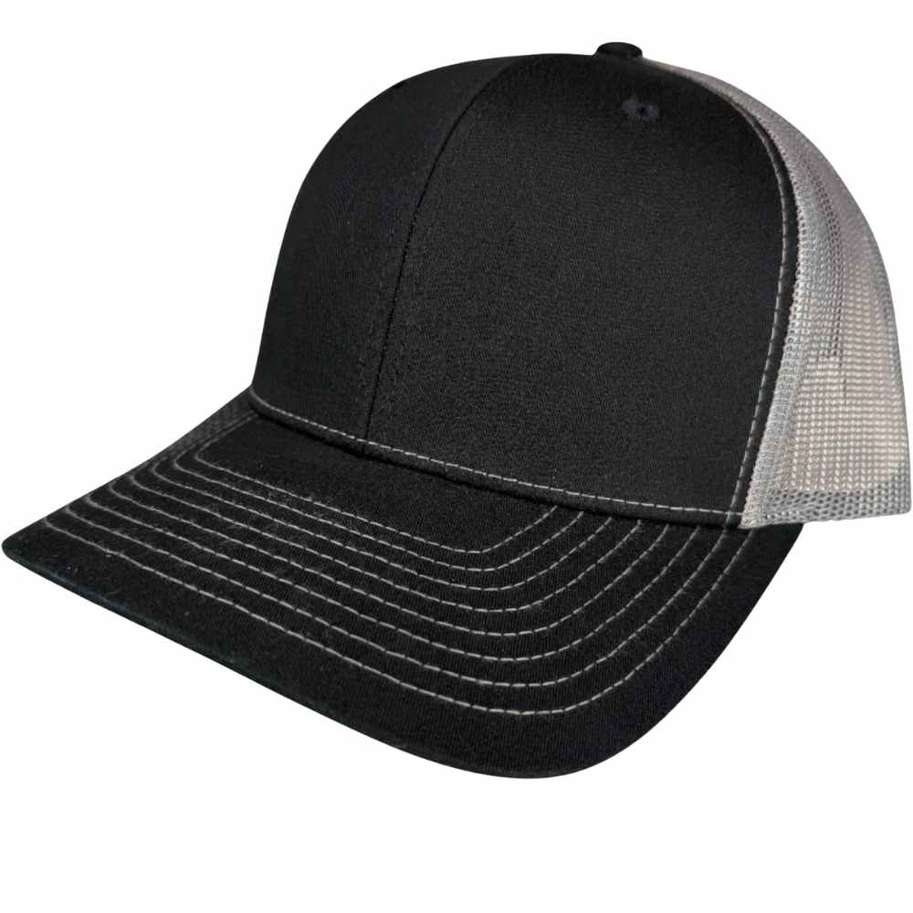 RICHARDSON 112 TRUCKER - Gris chiné/Bleu royal