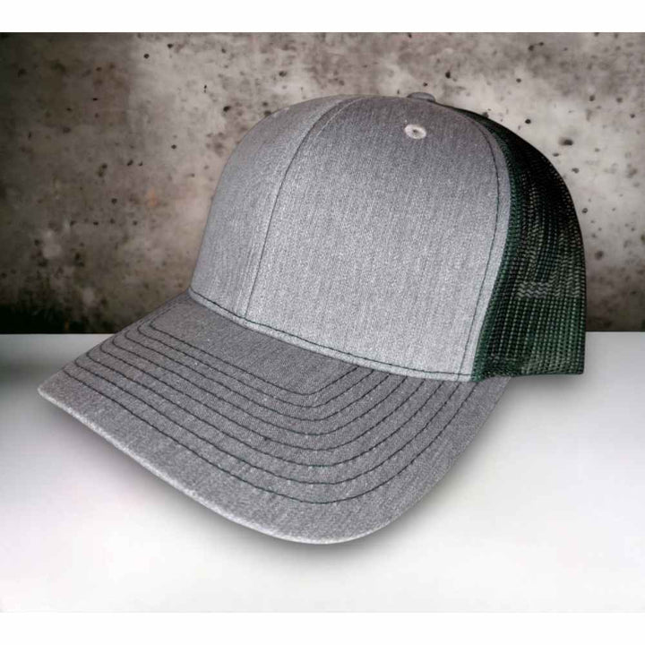 RICHARDSON 112 TRUCKER - Heather Grey/Dark Green