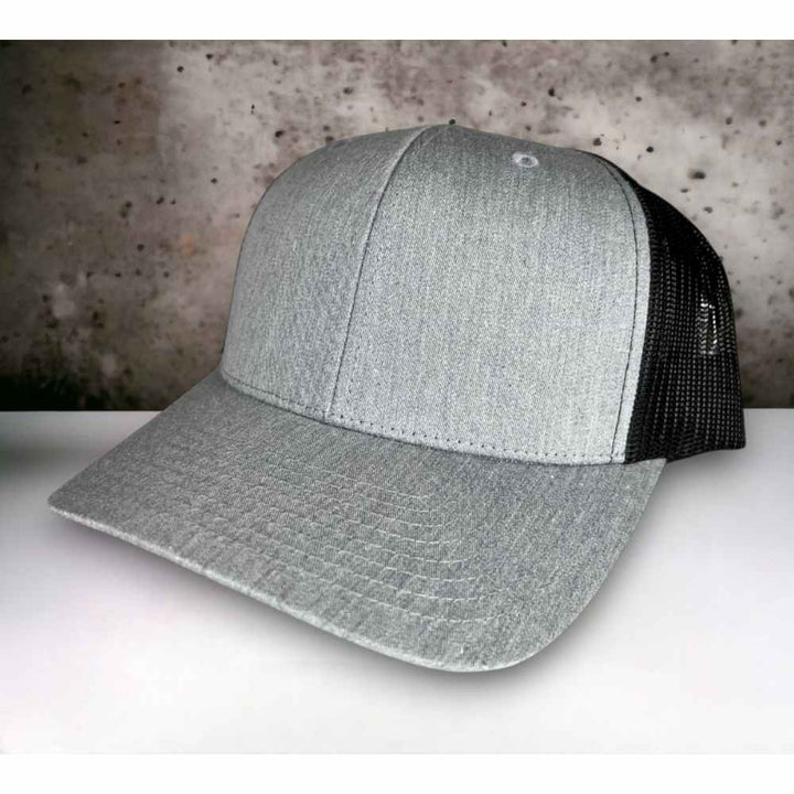 YUPOONG 6606 TRUCKER - Heather/Black