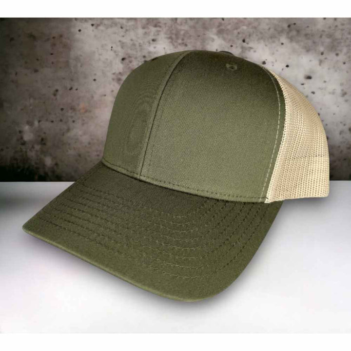 YUPOONG 6606 TRUCKER - Moss/Khaki
